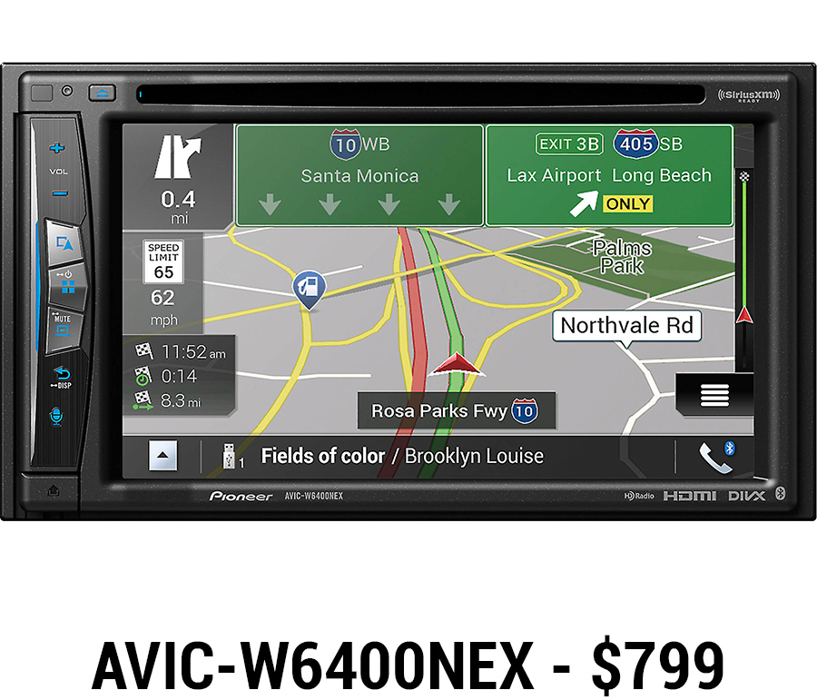 Pioneer AVIC-W6400NEX Navigation DVD/CD Receiver with Wireless Apple CarPlay